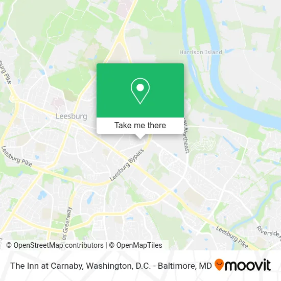 The Inn at Carnaby map