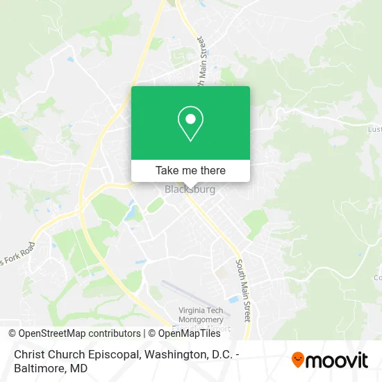Christ Church Episcopal map