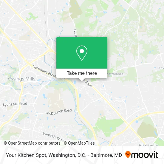 Your Kitchen Spot map