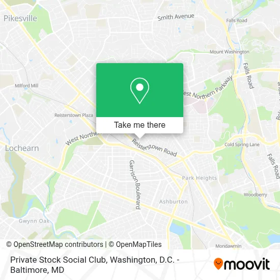 Private Stock Social Club map