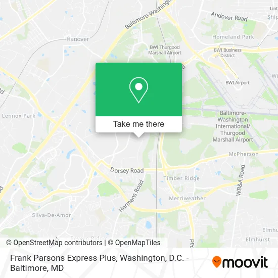 Frank Parsons Express Plus map