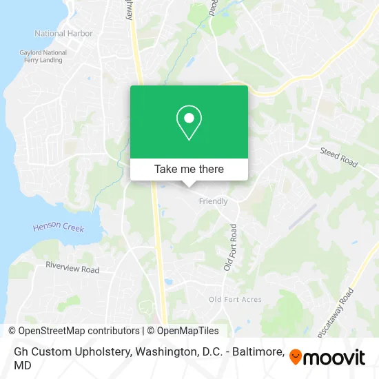 Gh Custom Upholstery map