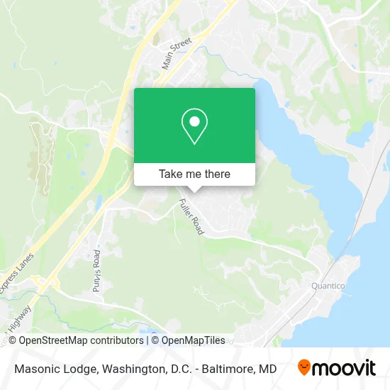 Masonic Lodge map