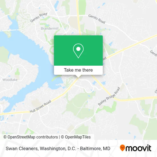 Swan Cleaners map