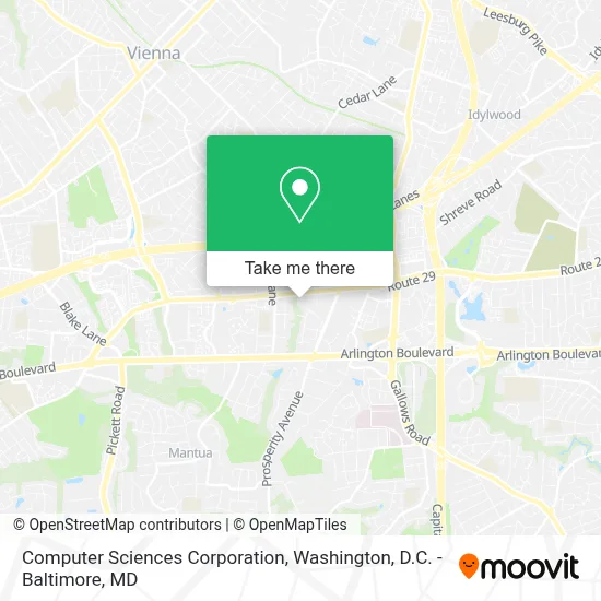 Computer Sciences Corporation map