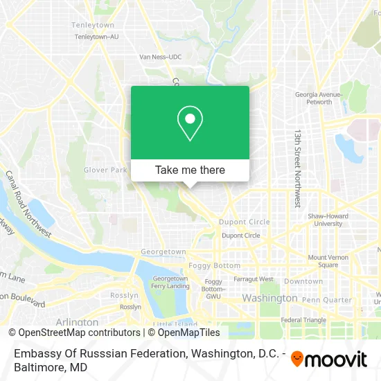 Embassy Of Russsian Federation map