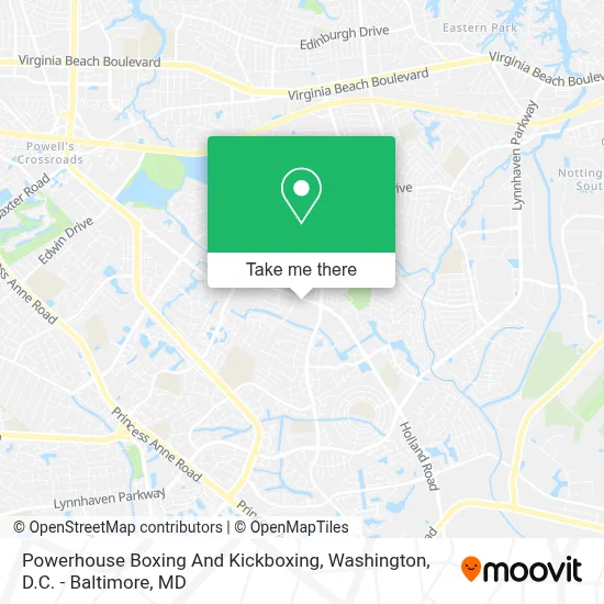 Powerhouse Boxing And Kickboxing map