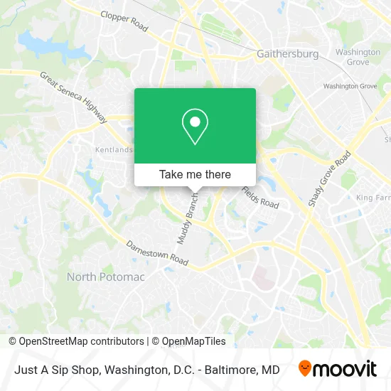 Just A Sip Shop map