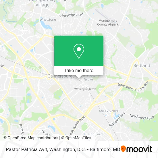 Pastor Patricia Avit map