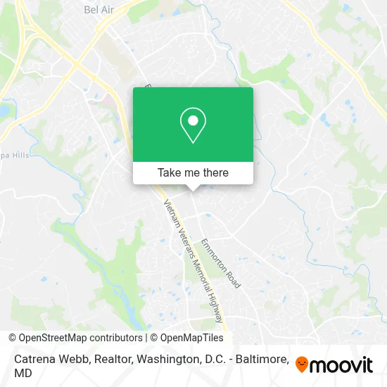 Catrena Webb, Realtor map
