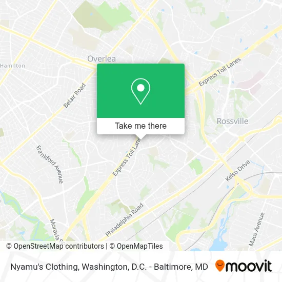 Nyamu's Clothing map