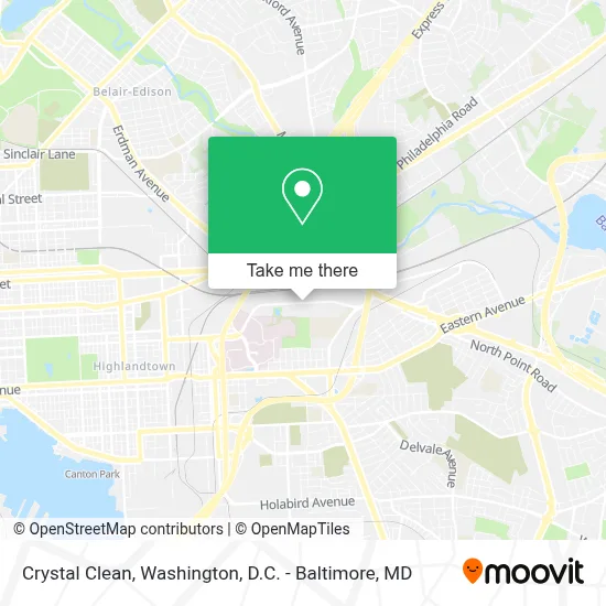 Crystal Clean map