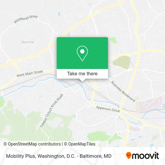 Mobility Plus map