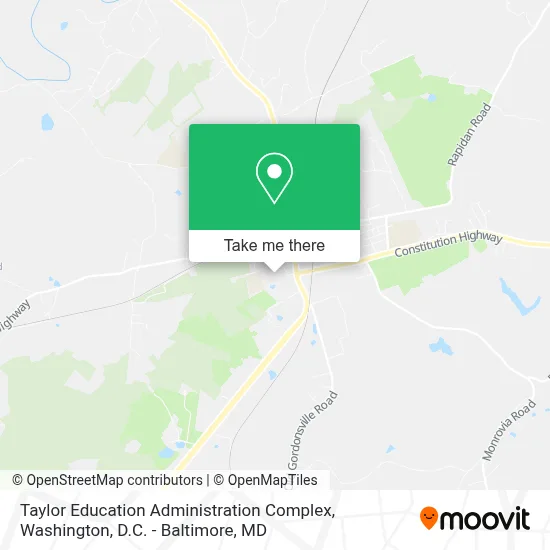 Taylor Education Administration Complex map