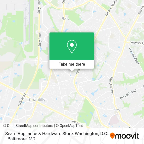 Sears Appliance & Hardware Store map