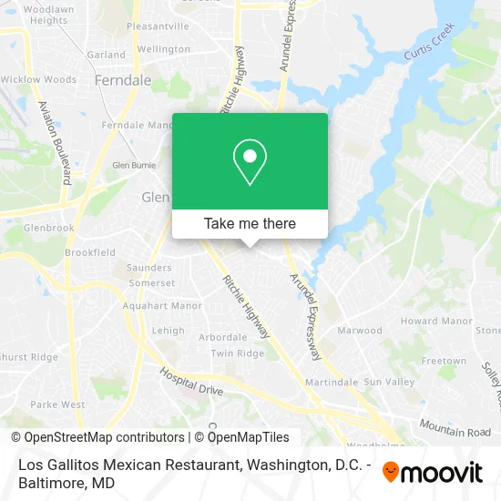 Los Gallitos Mexican Restaurant map