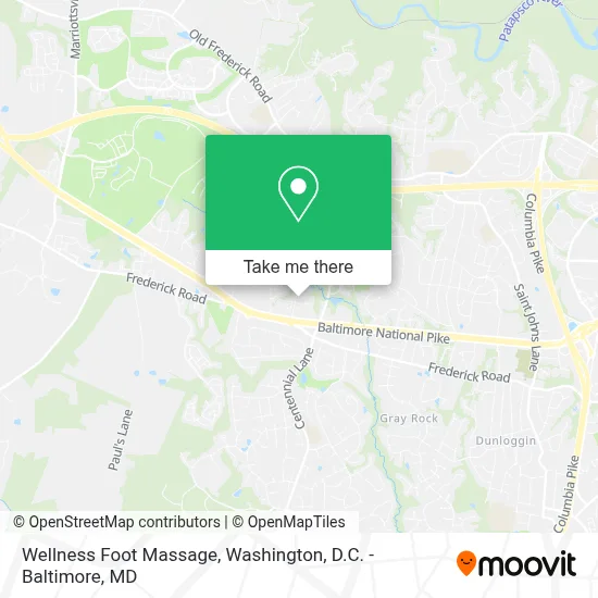 Wellness Foot Massage map