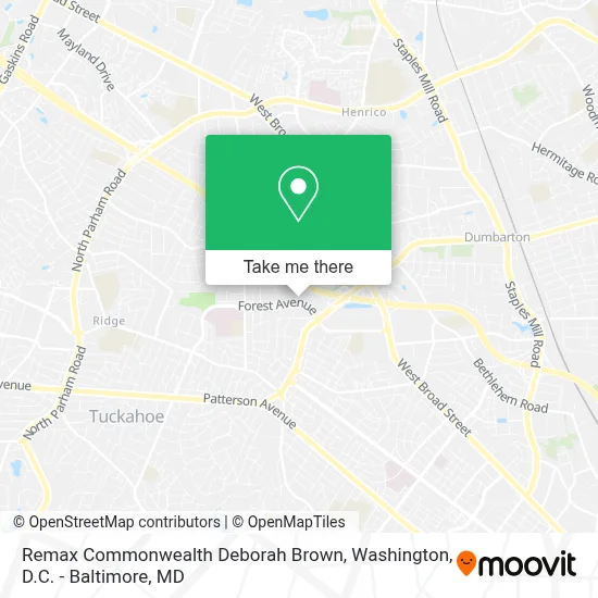 Remax Commonwealth Deborah Brown map