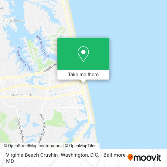 Virginia Beach Crushin' map