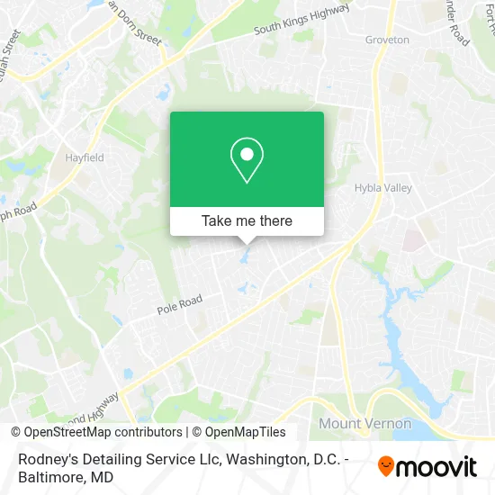 Rodney's Detailing Service Llc map
