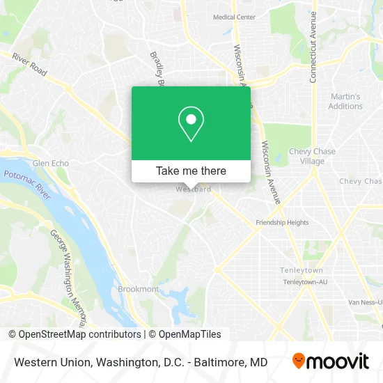 Western Union map