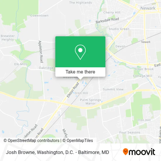Josh Browne map