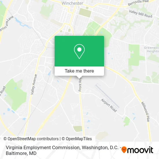 Virginia Employment Commission map