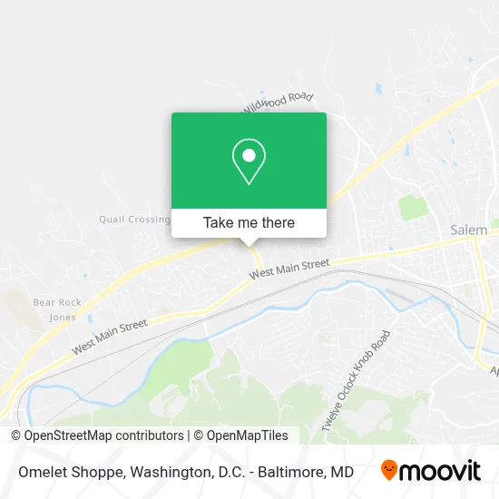 Omelet Shoppe map