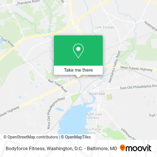 Bodyforce Fitness map