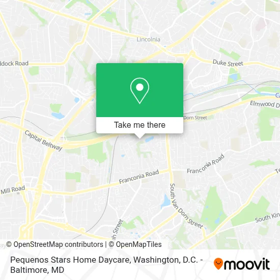 Pequenos Stars Home Daycare map