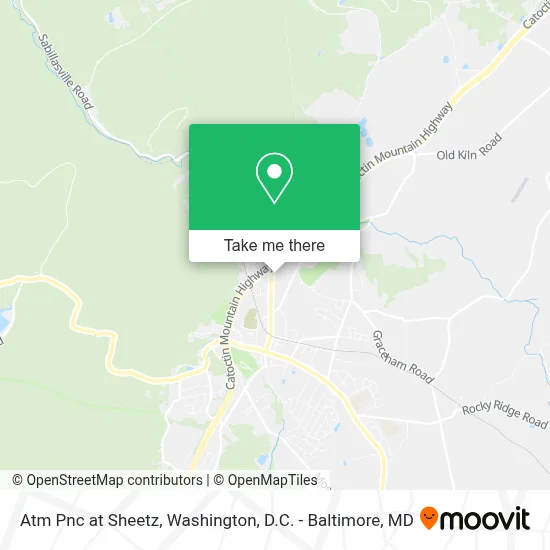 Atm Pnc at Sheetz map
