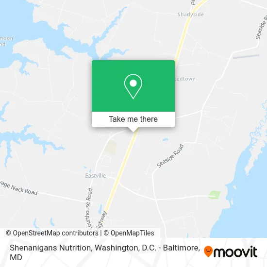 Shenanigans Nutrition map