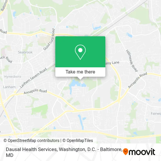 Dausal Health Services map
