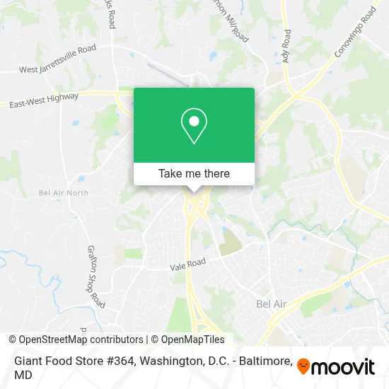Giant Food Store #364 map