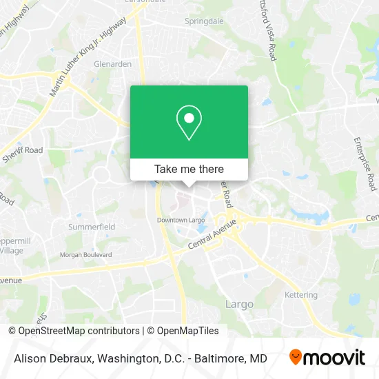 Alison Debraux map