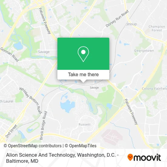Alion Science And Technology map