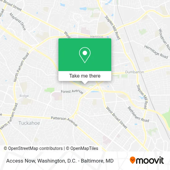 Access Now map