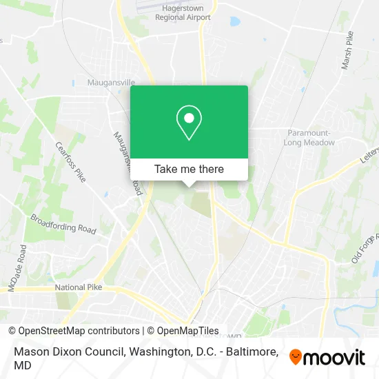 Mason Dixon Council map