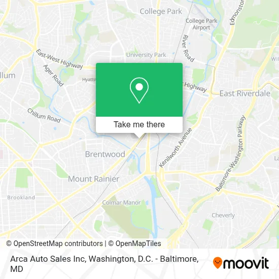 Arca Auto Sales Inc map