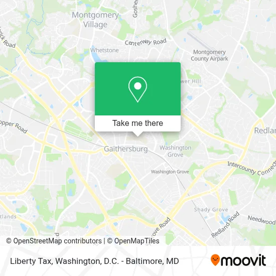 Liberty Tax map