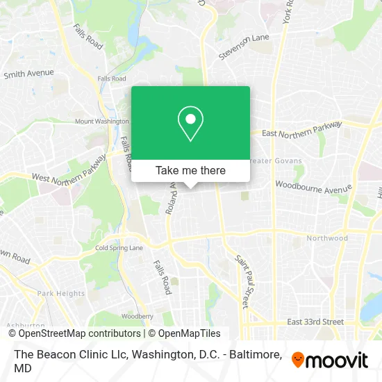 The Beacon Clinic Llc map