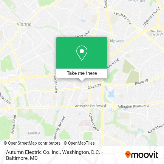Autumn Electric Co. Inc. map