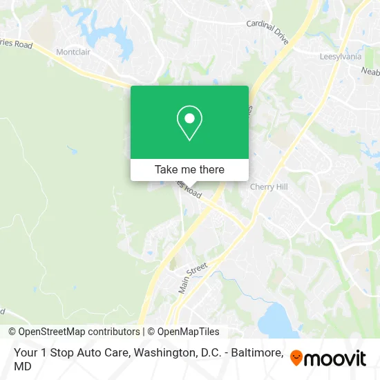Your 1 Stop Auto Care map