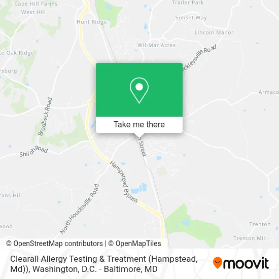 Clearall Allergy Testing & Treatment (Hampstead, Md)) map