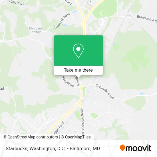 Starbucks map