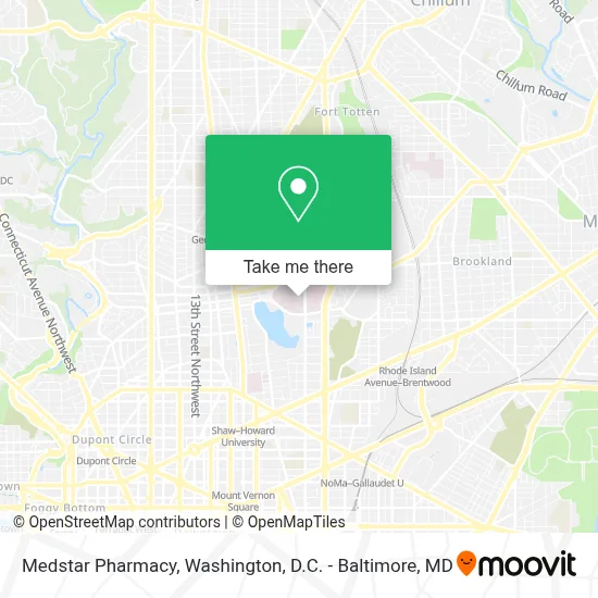 Medstar Pharmacy map