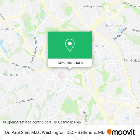 Dr. Paul Shin, M.D. map