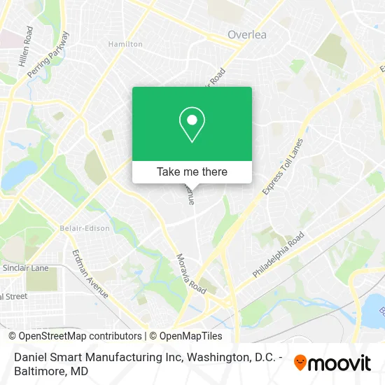 Daniel Smart Manufacturing Inc map
