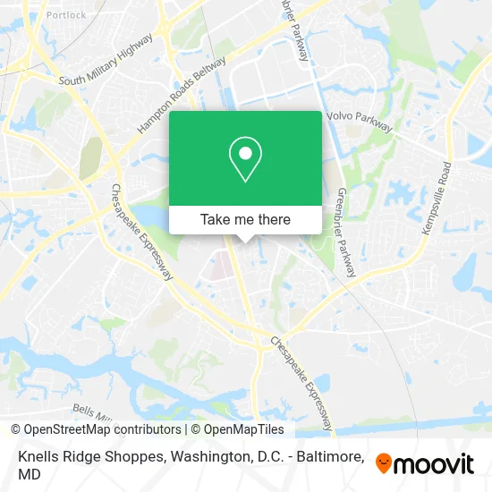Knells Ridge Shoppes map