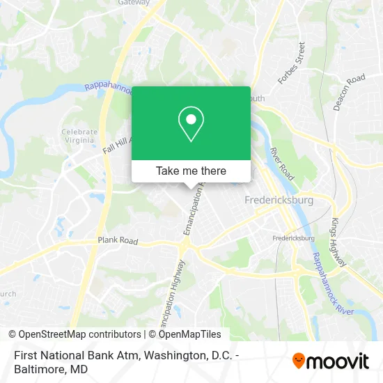 First National Bank Atm map